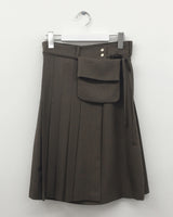 Vermel pleated skirt pants (2color)