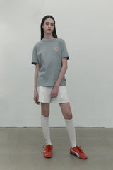 WITTY BUNNY ワッペンTシャツ [MELANGE GRAY]