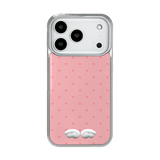 New Color ★ 3D Angel Wing Dot Silver MagSafe iPhone Bumper Case