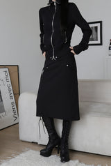 Cats Line Hood Zip-up