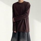 Oak Waffle Shoulder Cut Long Sleeve Tee