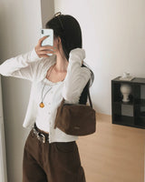 [MADE/set item] Punching, lace camisole + cardigan set