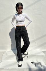 FLOWER DOT DENIM PANTS code 23001