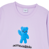 25SS ALIEN BEAR SHORT SLEEVE T-SHIRT LIGHT PURPLE