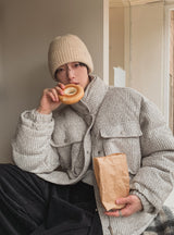 Anur Crop Tweed Padding