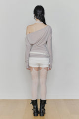 ジェニーボタントップス (SS ver.) grey beige