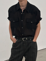 [S/S] Western シースルーリンクルシャツ(3color)