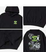 25SS ALIEN UNIVERSE HOODIE BLACK