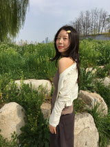Crochet Frill Cardigan (2color)