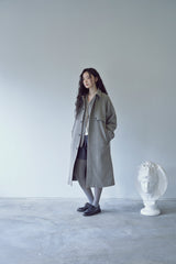 PURE-WOOL 90 BALMACAAN COAT (Khaki Beige)