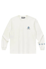 クローバーエンブロイダリー長袖Tシャツ