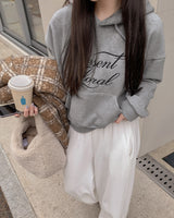 Fleece Crop Hoodie