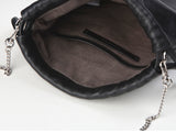 LUZIN MINI sheepskin shoulder bag / Matte Black