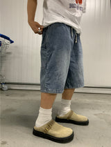 [1+1] Denim Carpenter Bermuda Shorts