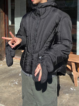 Winter Glove-Hood Puffer Jacket (3 Colors)