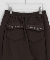 Omder Stud Banding Training Brushed Pants