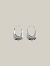 ドロップラージハギーズピアス シルバー