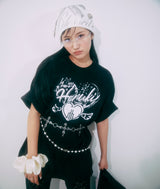 コラボレーション オーバーサイズTシャツ- BLACK | 浜野はるき × VENHIT