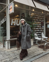 Atelier Hooded Wool Duffle Coat