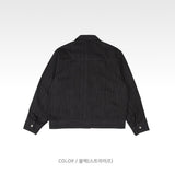 Stripe Trucker Denim Jacket 2COLOR