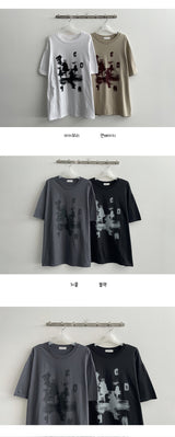 ユリンオーバーサイズフィット半袖Tシャツ