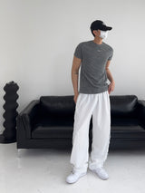PD Ribbed Muscle Fit Short Sleeve T-Shirt (3C)
