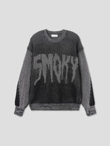 Smoky two-tone knit 3color