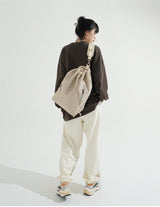 Mini Pouch String Bucket Bag