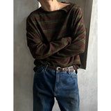 [F/W] Tartan stripe button knit sleeves(2color)