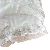 Dream Flare Cancan Lace Frill Shorts (White)