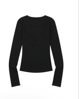 RICOA HENRY NECK SLIM FIT LONG SLEEVE T (4COLOR)