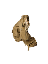 RELABEL Spatial Relations (Quartet) Eight-pocket Overlapping Detachable Distressed マルチカラーダブルジョイントワークウェアリボンパンツ
