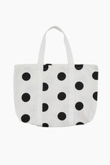 Dot cotton tote bag
