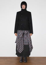 SLIM LINE HIGH-NECK COAT