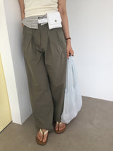 Highland pintuck pants (3color)