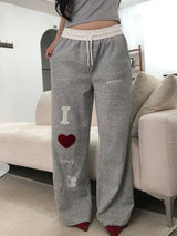 アイ ♥ ハートパッチパンツ
