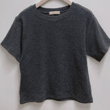 plain napping peach short-sleeved T-shirt