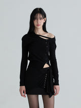Sailor strap knit (Black)
