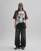 (UNISEX) クラッシフィラグランショートスリーブニット26SS-014