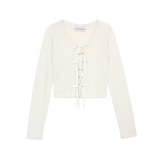 アイレットリボントップス (3 COLORS)
