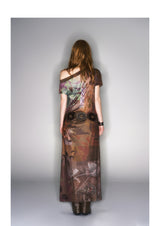 2025 Spring/Summer New Botanical Printed Loose Dresses