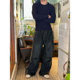 [UNISEX] パラシュートトレーニングデニムパンツ