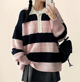 Tay Wapen Color Matching Kara Dangara Knit 