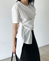 Riable wrap tie blouse