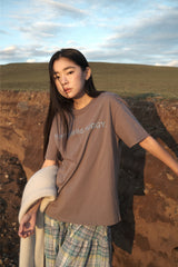  YWD LOGO T-SHIRTS_CHARCOAL