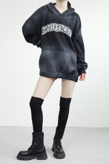 (Unisex) Bush Marble Lettering Hoodie