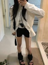 リブネオプレンミニマルショートパンツ
