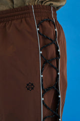 STRING NYLON PANTS / BROWN