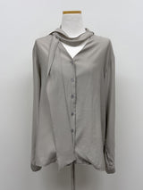 Lien V-Neck Tie Blouse