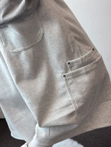 Back Square Cargo Rivet Bermuda 3 Color